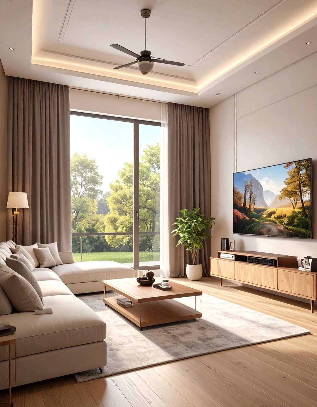 Blackout Curtains for a Small Home Theater - 30 small home theater ideas