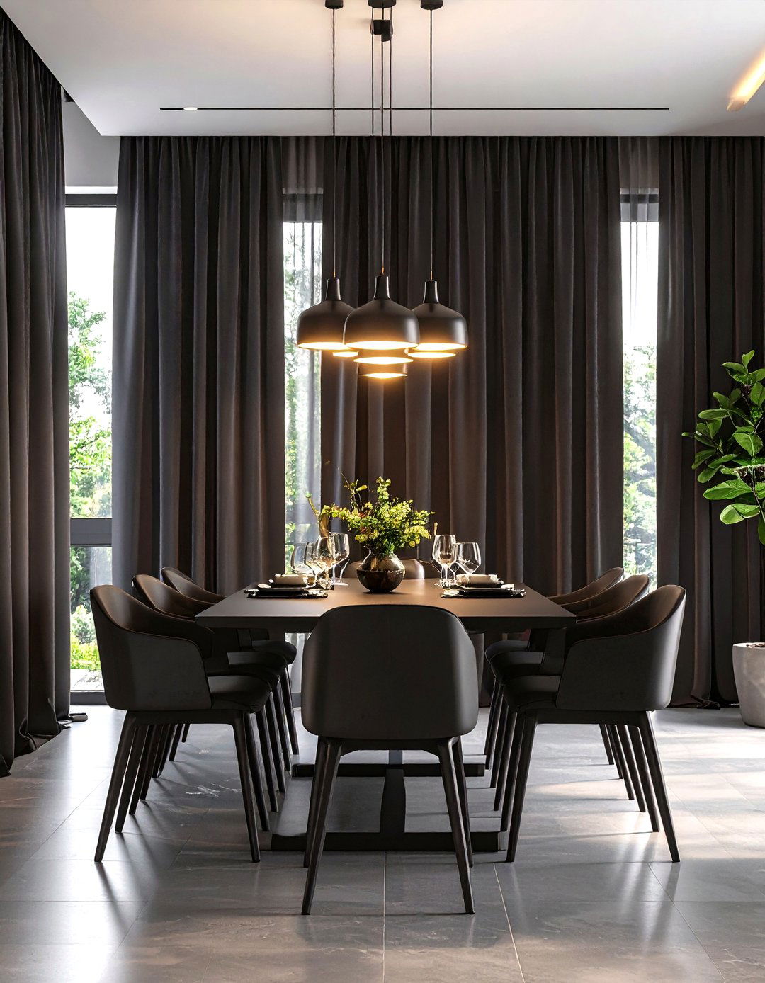 Blackout Dining Room Curtains - 30 dining room curtains ideas