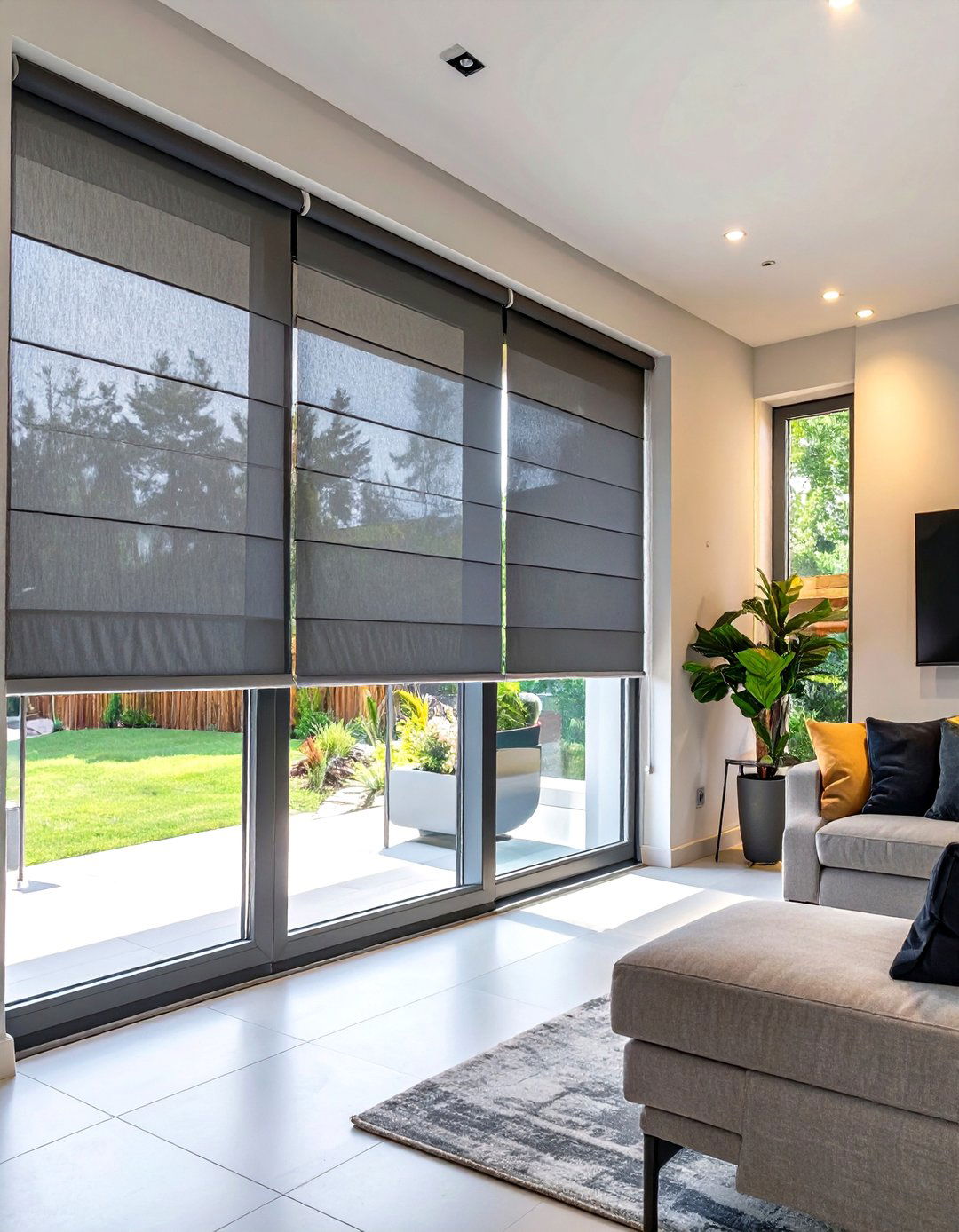 Blackout Roller Shades for Sliding Patio Doors - 30 sliding patio door blinds ideas