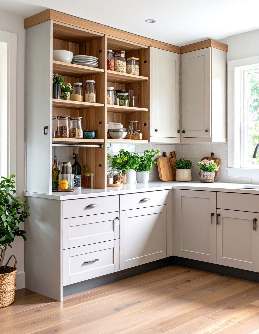 Blind Corner Cabinet Swing Out Unit - 30 kitchen cabinet storage ideas