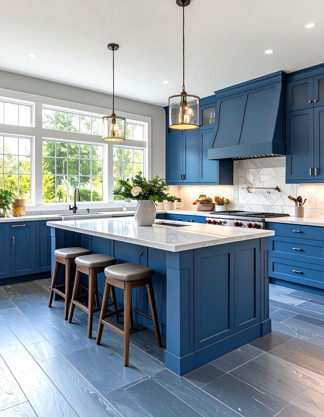 Blue Slate Kitchen Floor - 30 kitchen floor ideas
