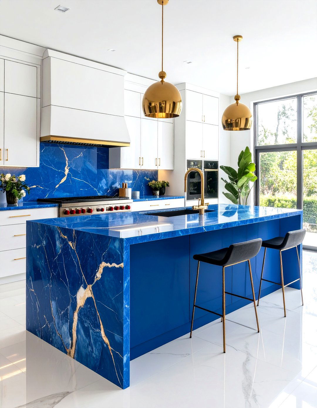 Blue Sodalite Kitchen Countertops - 30 kitchen countertop ideas