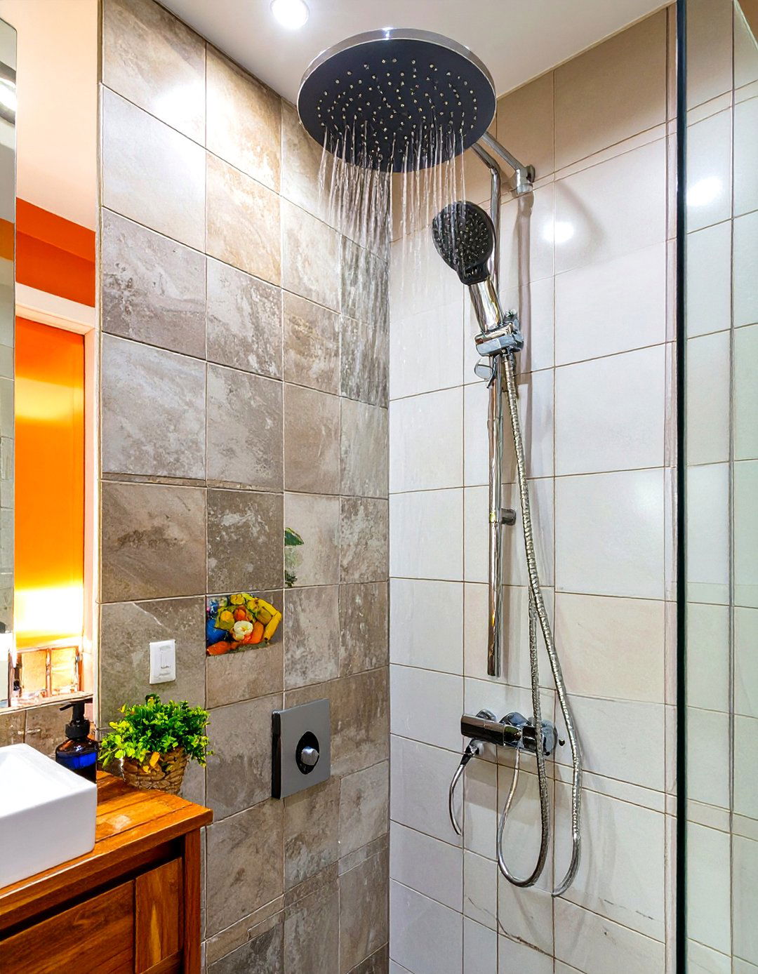 Bluetooth Showerhead Speaker - 30 teen bathroom ideas
