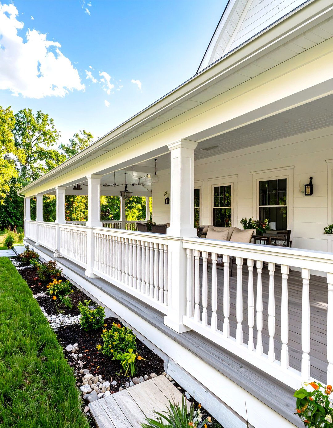 Board and Batten Style Under Deck Skirting - 30 under deck lattice ideas