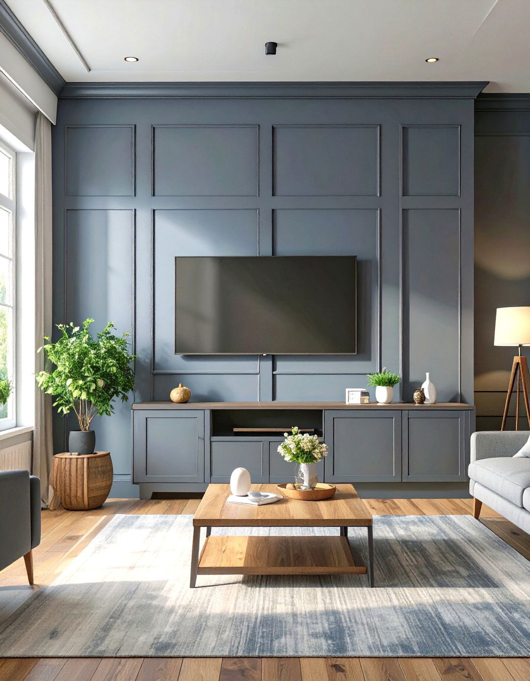 30 TV Accent Wall Ideas to Enhance Your Living Room - We Love Home Blog