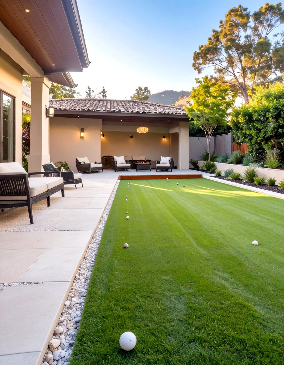 Bocce Ball or Croquet Lawn - 30 outdoor living ideas