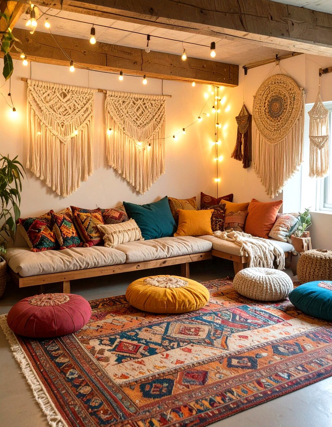 Bohemian Basement Hideaway - 30 basement furniture ideas