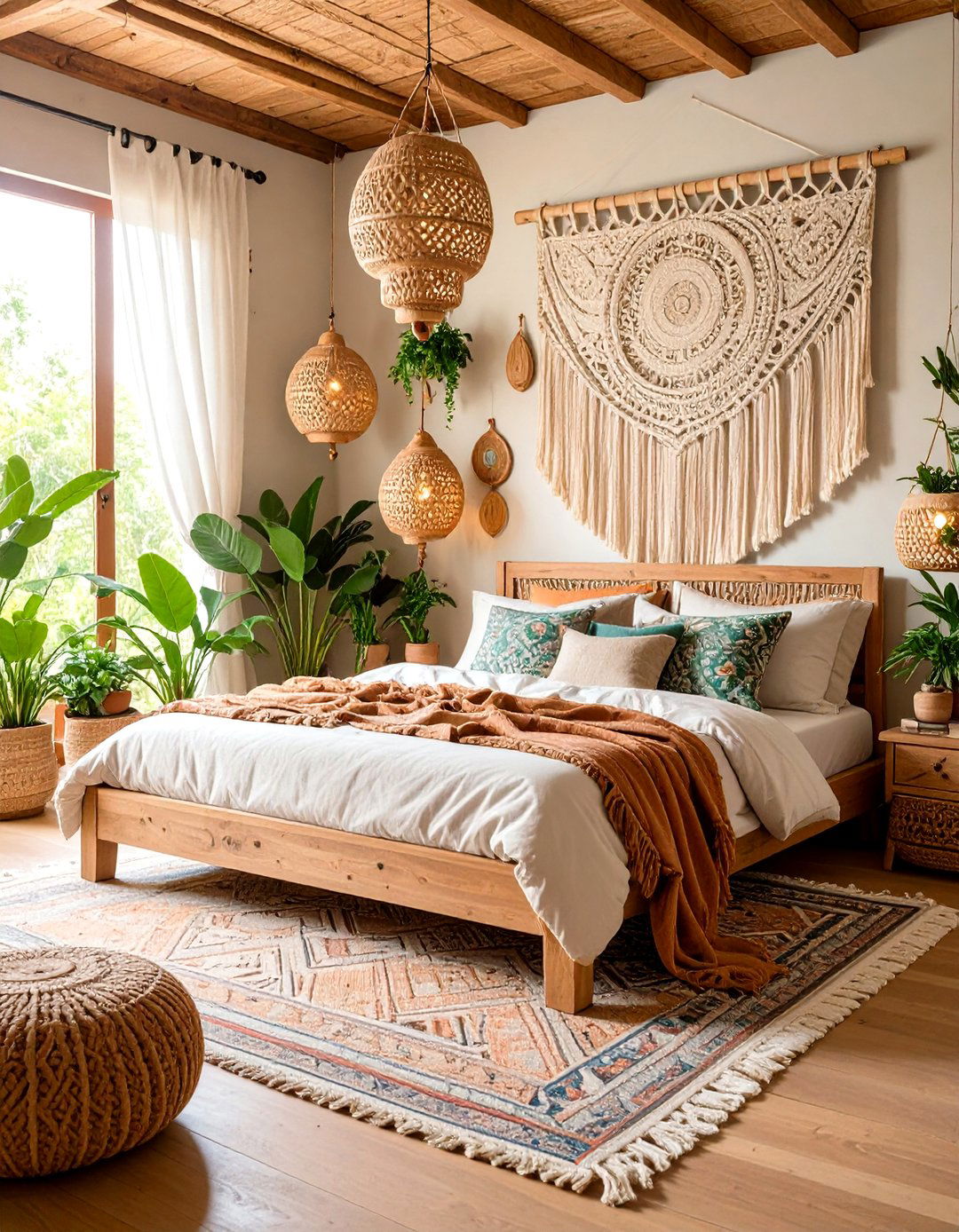 Bohemian Bedroom Sanctuary - 30 3d interior design ideas
