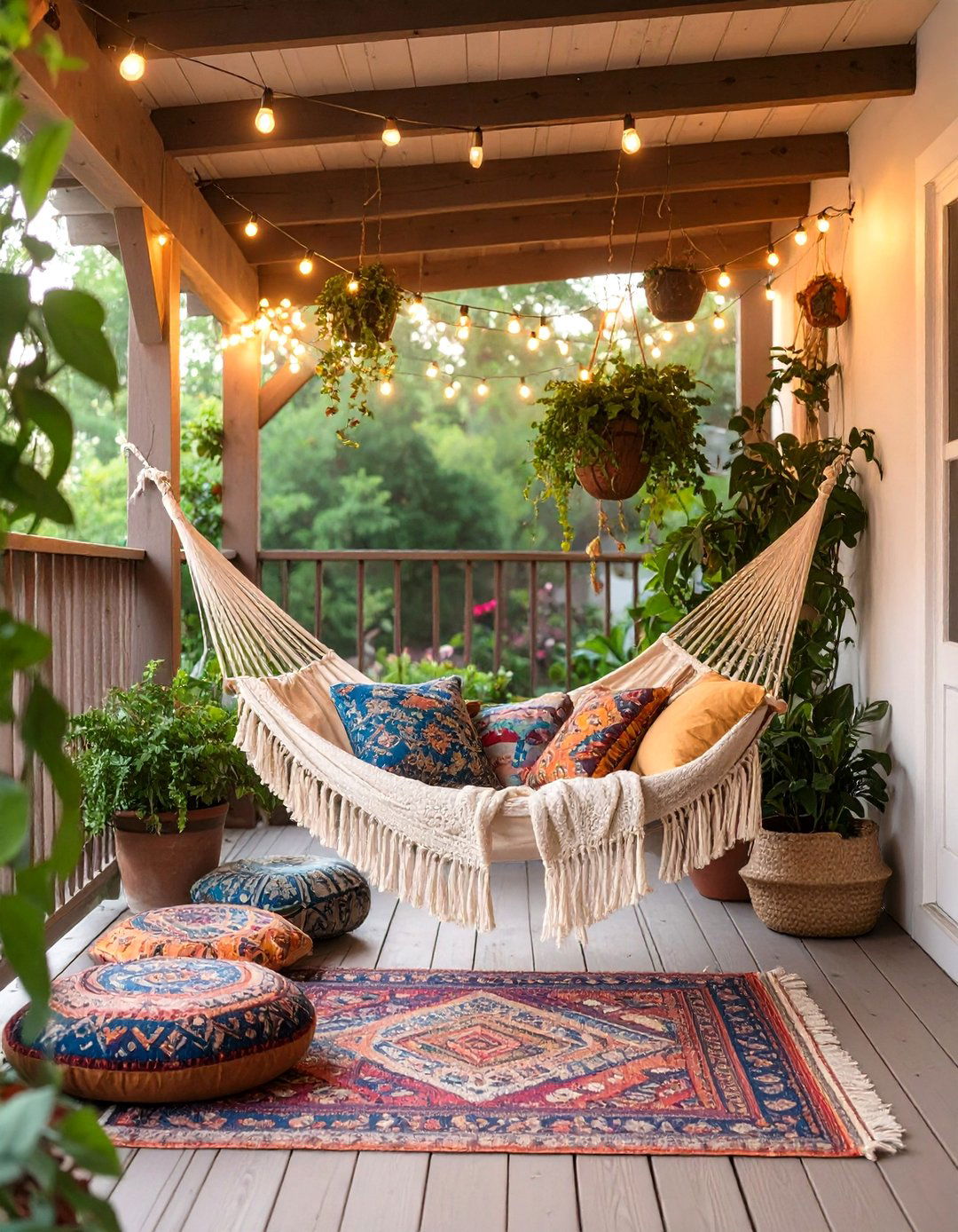 Bohemian Chic Back Porch - 30 back porch designs