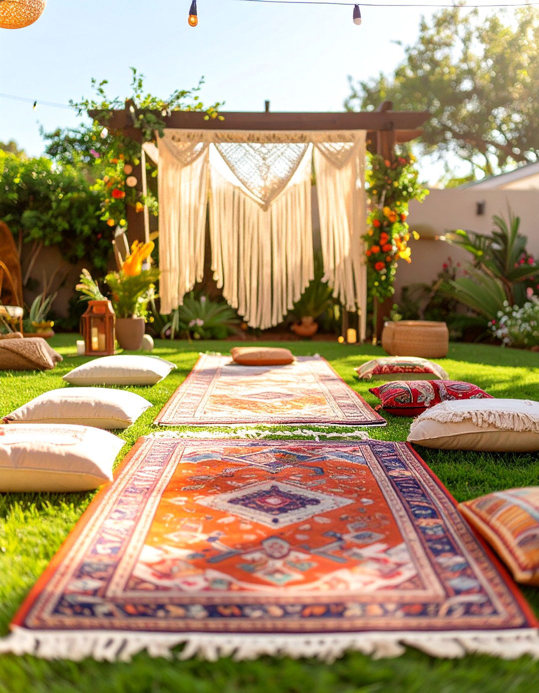 Bohemian Chic Backyard Wedding - 30 backyard wedding ideas