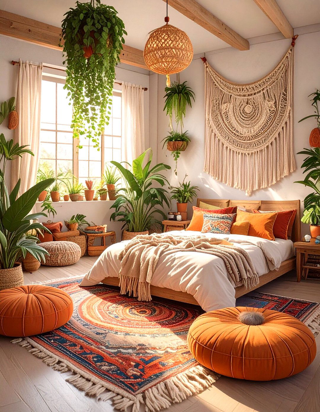 Bohemian Chic Basement Bedroom - 30 basement bedroom ideas on a budget