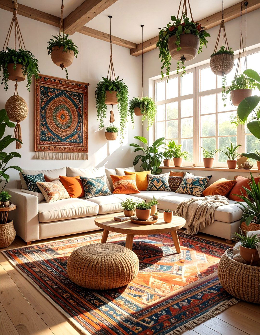 Bohemian Chic Living Room - 30 modern small living room ideas