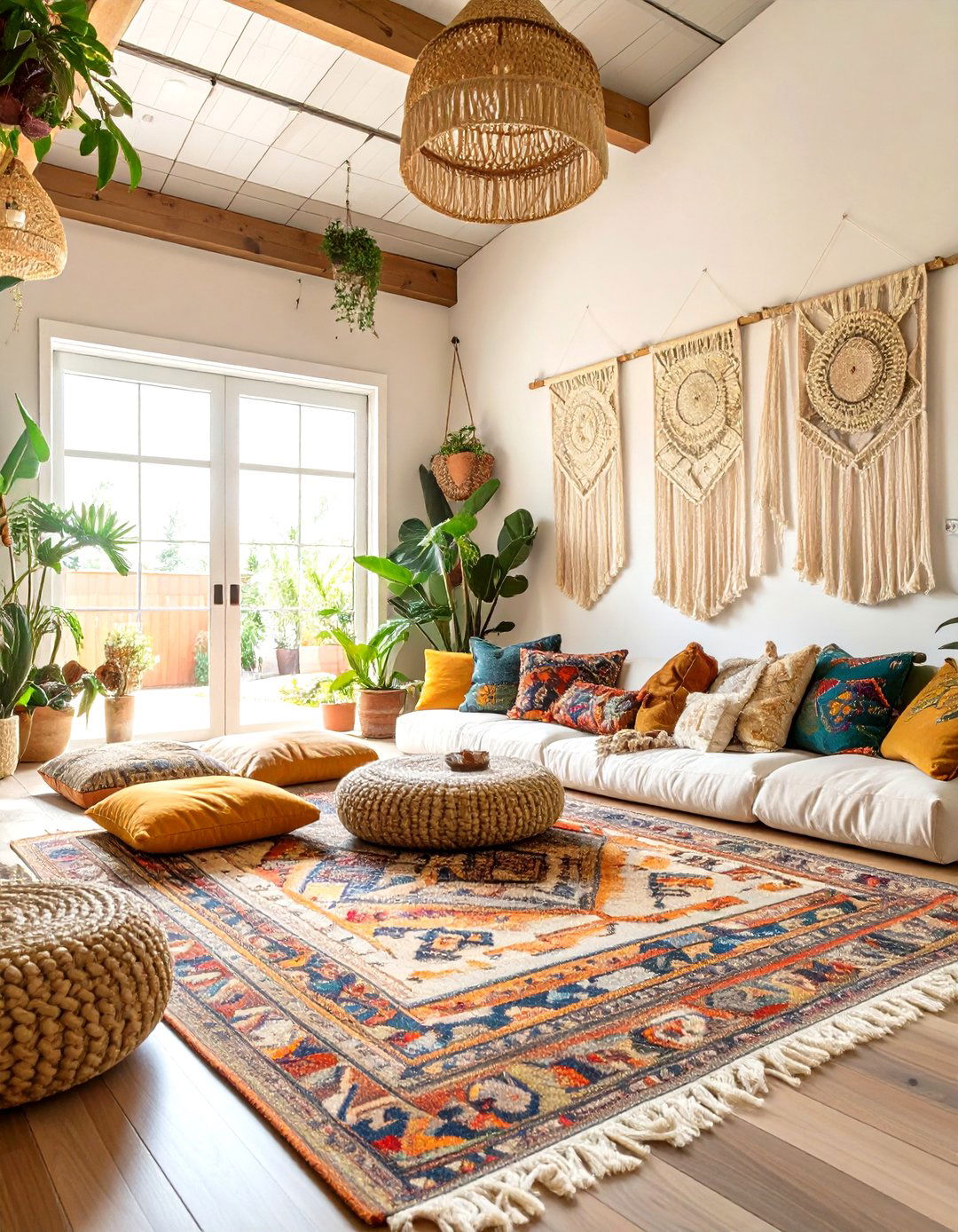 Bohemian Chic Lounge Area - 30 bonus room above garage ideas