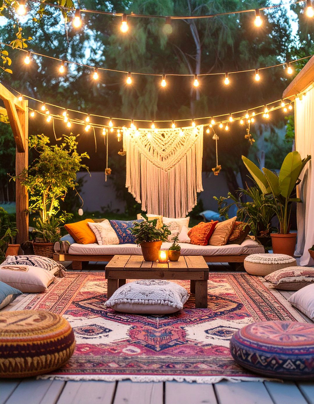 Bohemian Chic Lounge Party - 30 backyard party ideas