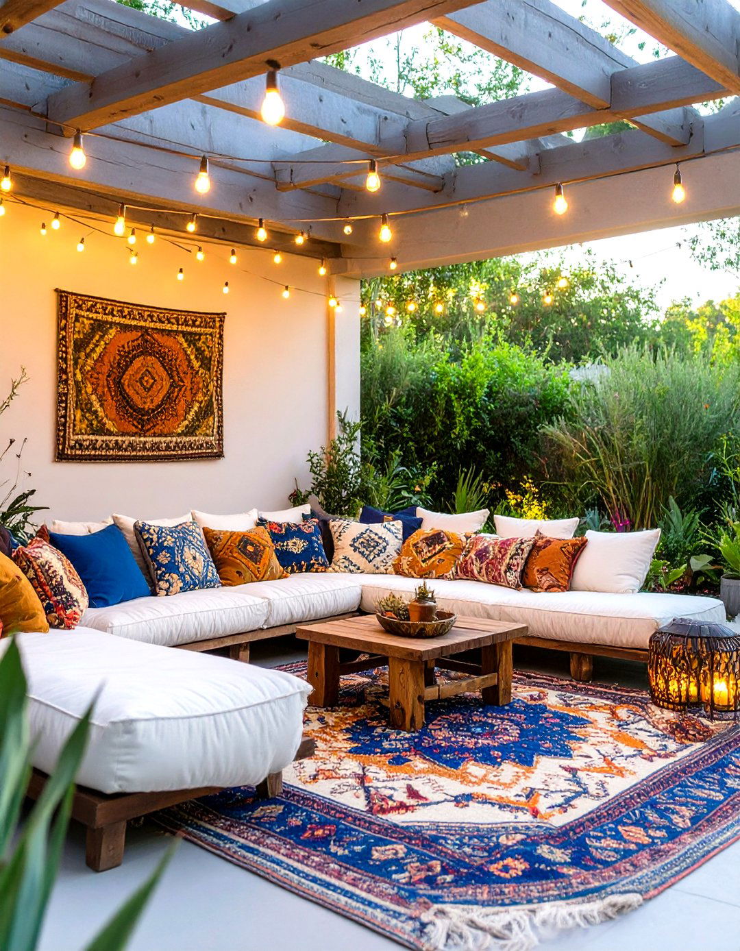 Bohemian Chic Patio Lounge - 30 interior design consultant ideas