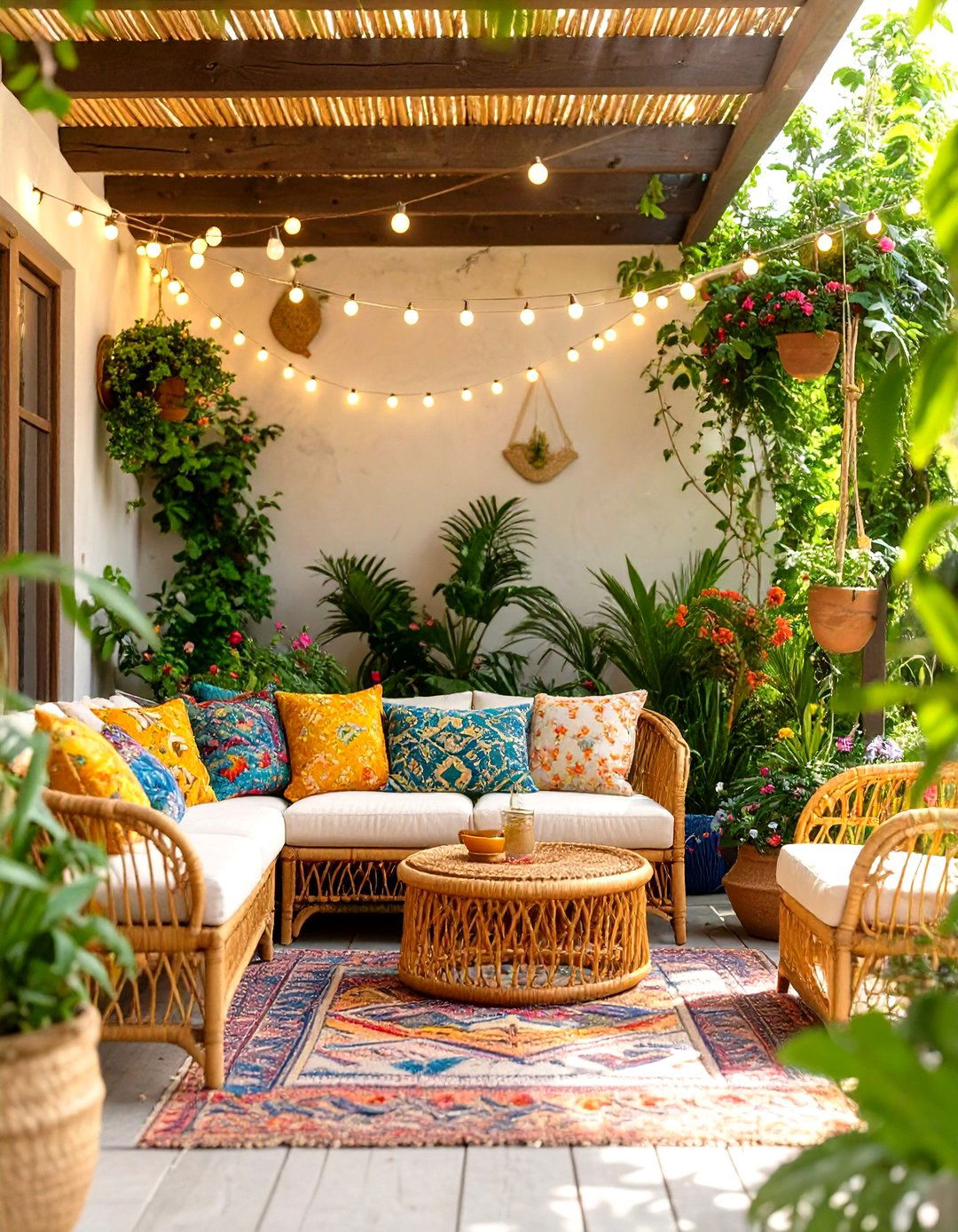 Bohemian Chic Patio - 30 interior design simulator ideas