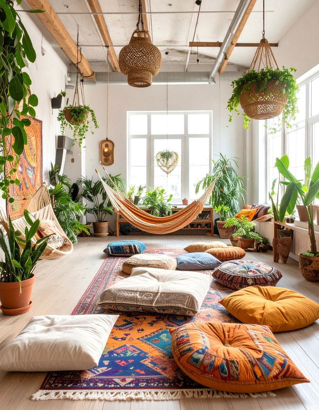 Bohemian Co Working Space - 30 commercial interior design ideas