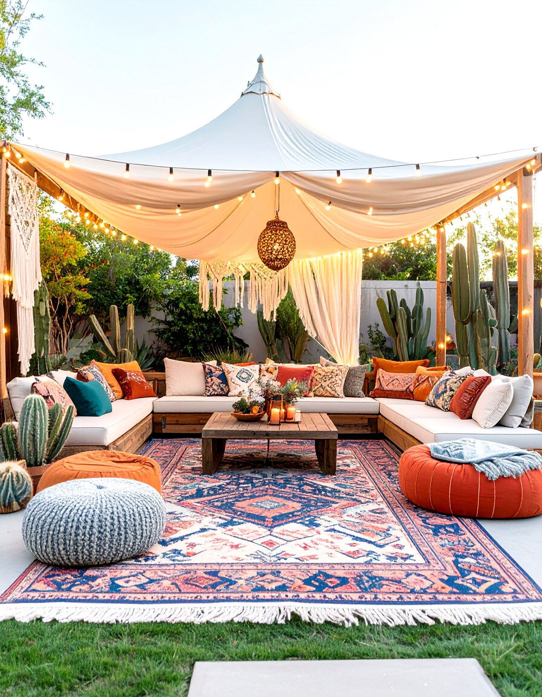 Bohemian Desert Dreams - 30 backyard engagement party ideas