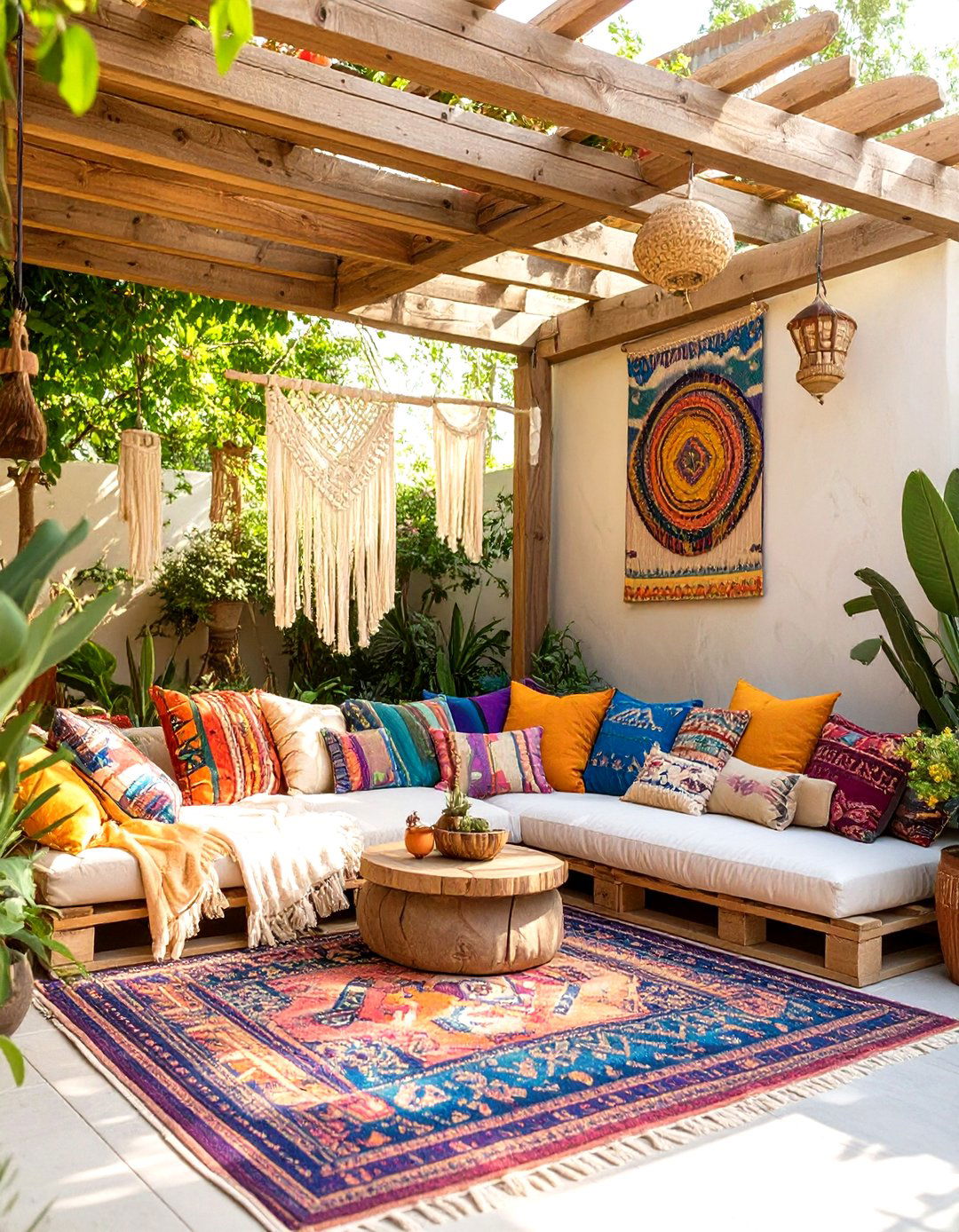 Bohemian Eclectic Covered Patio - 30 covered patio designs