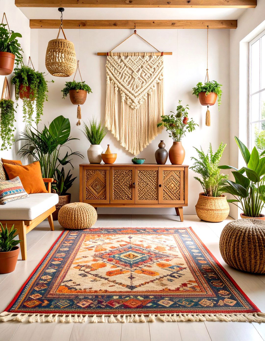 Bohemian Eclectic Foyer Style - 30 foyer furniture ideas