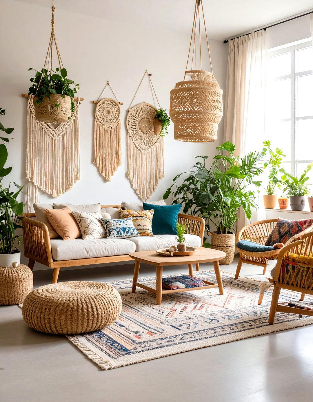 Bohemian Eclectic Living Room - 30 decoration ideas for living room