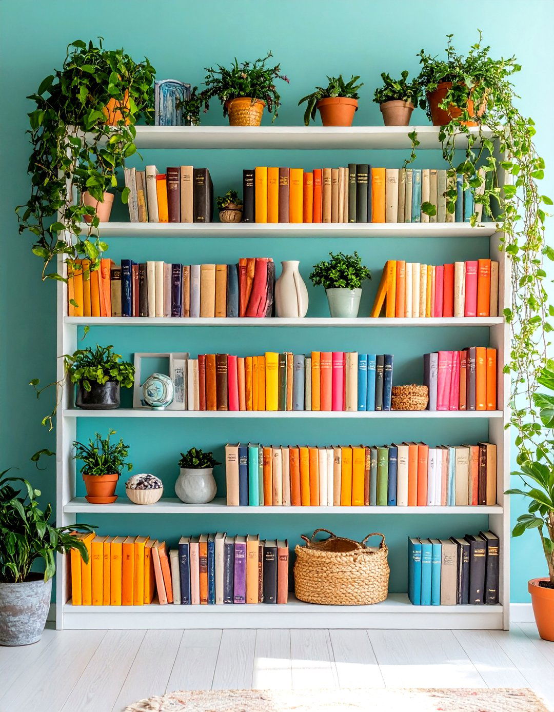 Bohemian Eclectic Living Room Bookshelf Styling - 30 living room bookshelf ideas