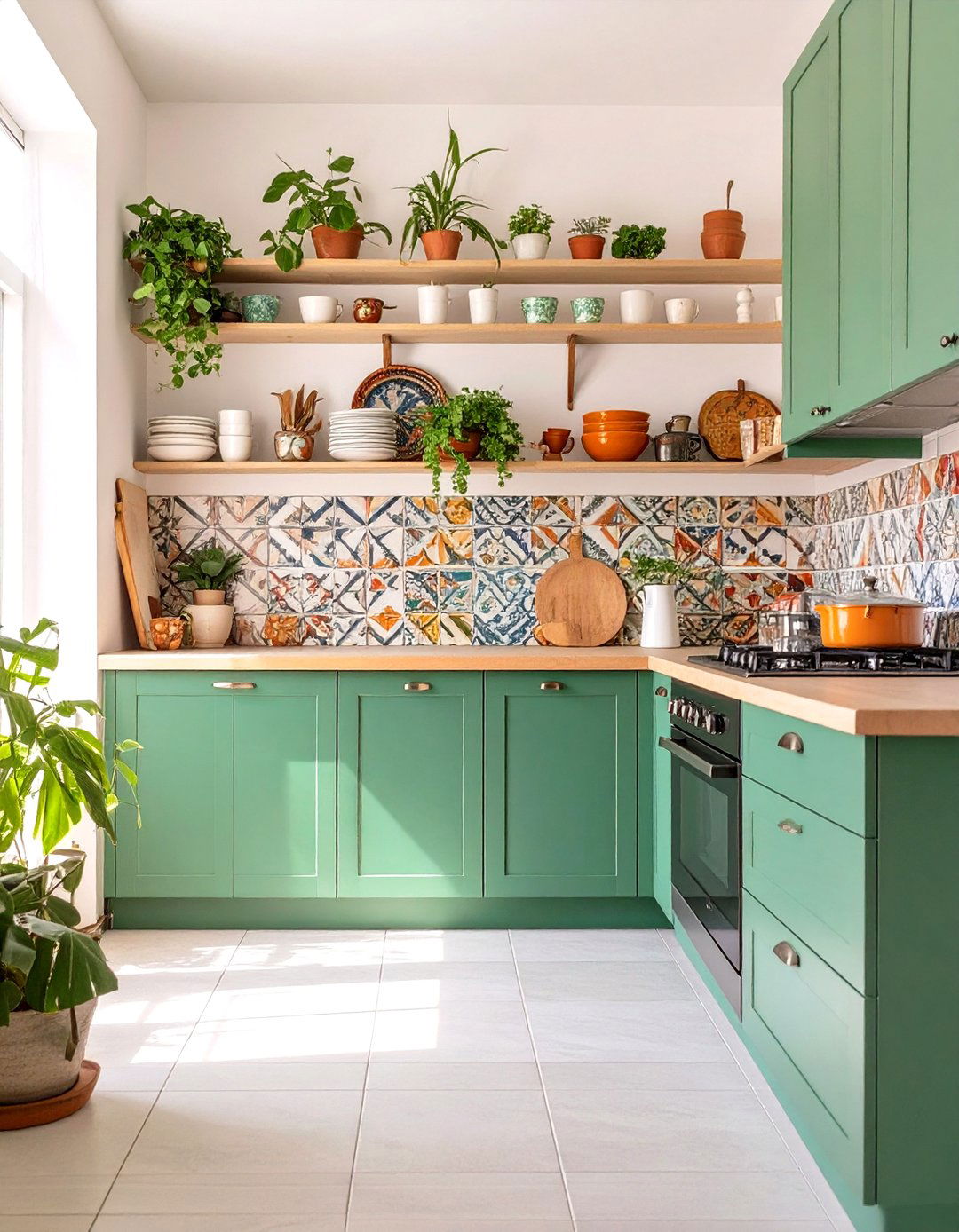 Bohemian Eclectic Open Kitchen - 30 open kitchen ideas