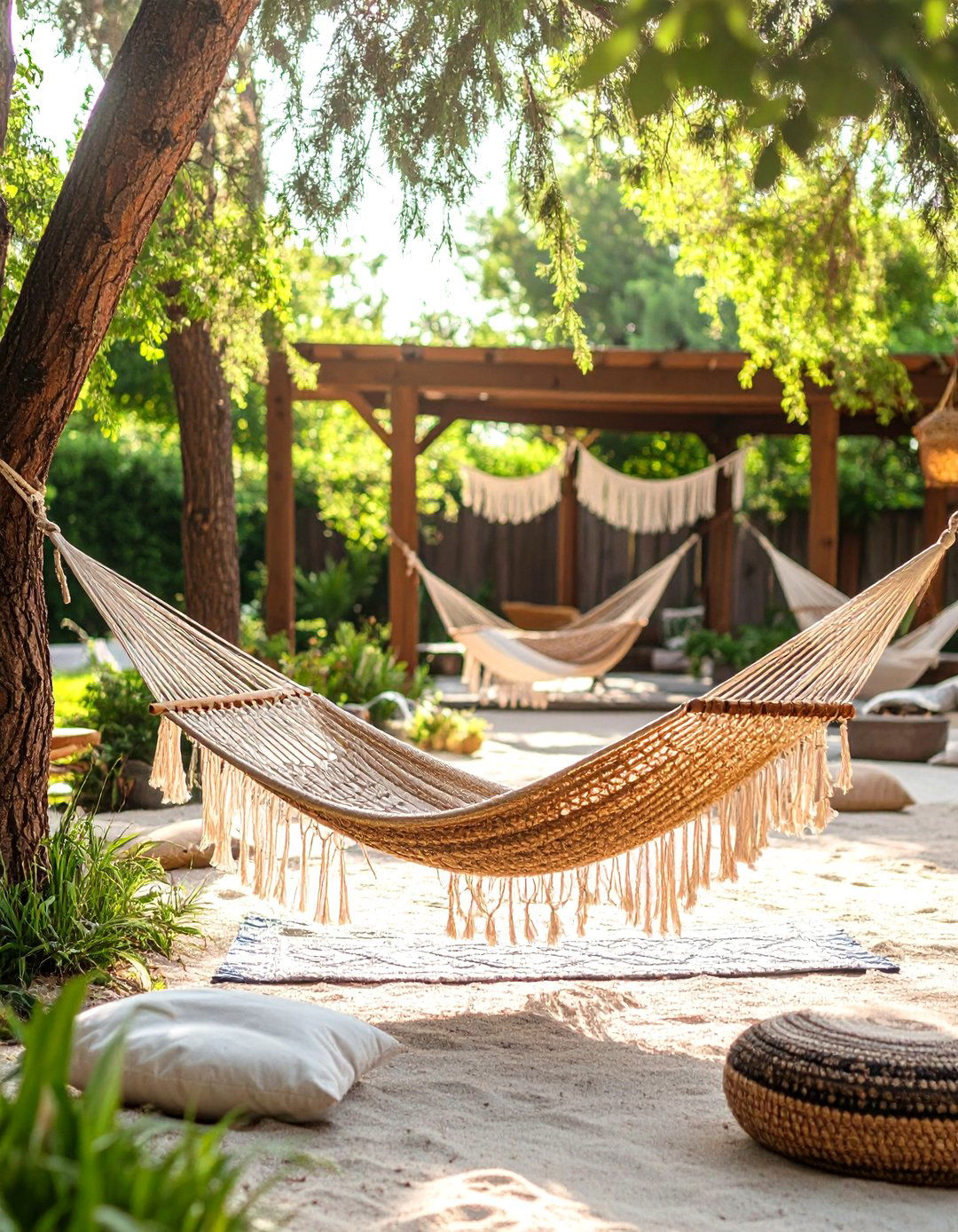 Bohemian Hammock Haven - 30 backyard designs mx