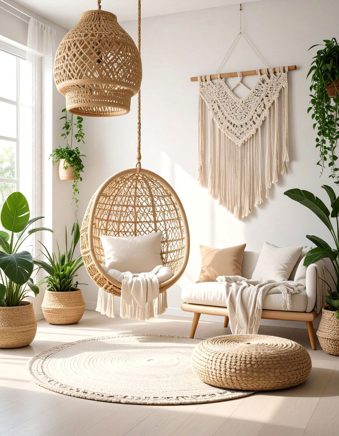Bohemian Minimalist Living Room - 30 ai minimalist living room ideas