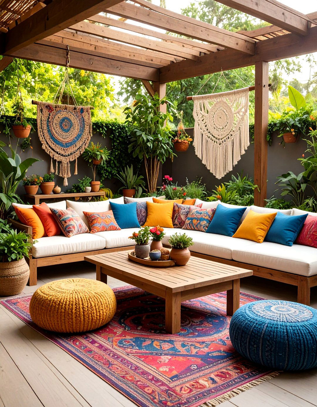 Bohemian Patio Furniture Layout - 30 patio furniture layout ideas
