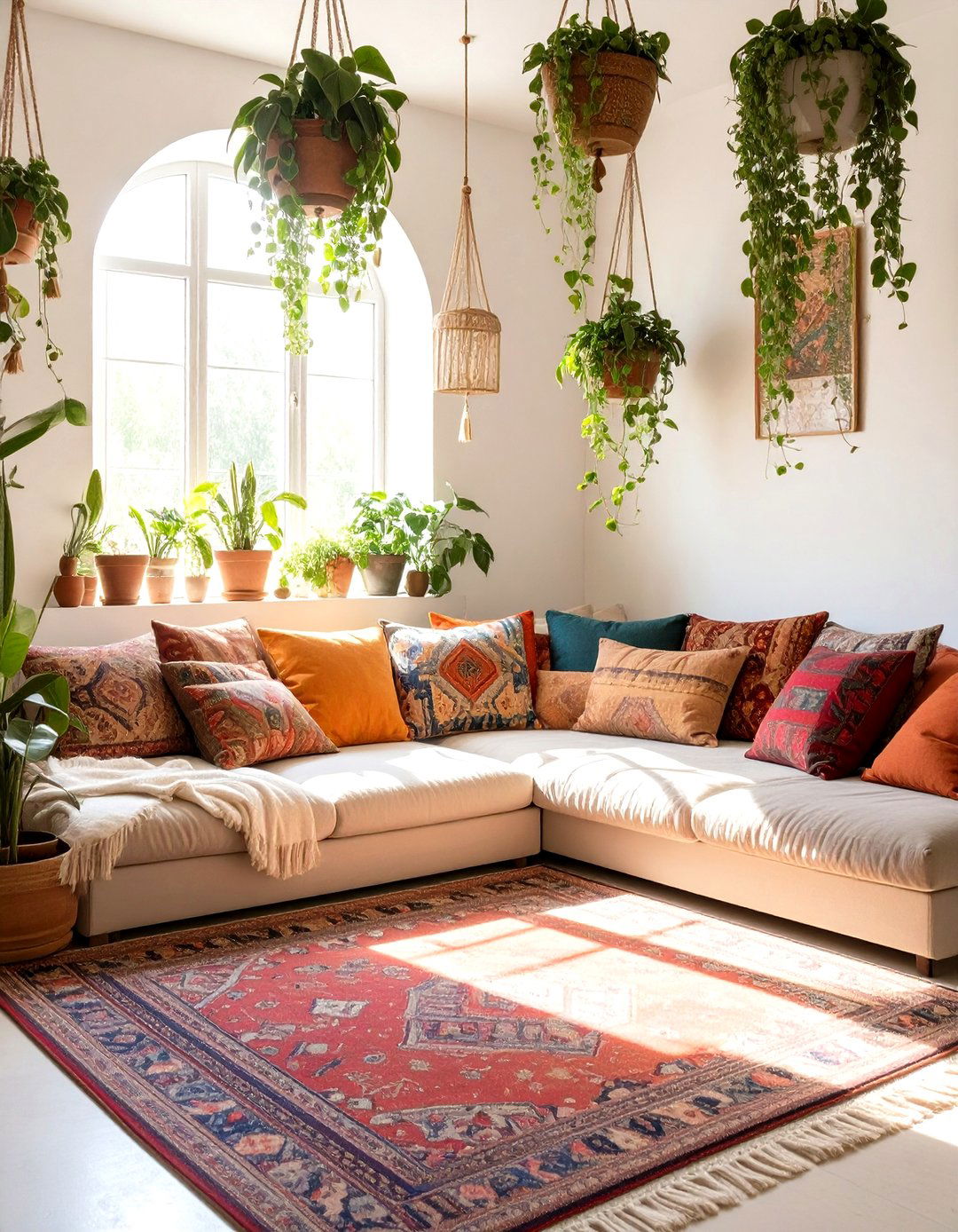 Bohemian Style Sunken Living Room - 30 sunken living room ideas
