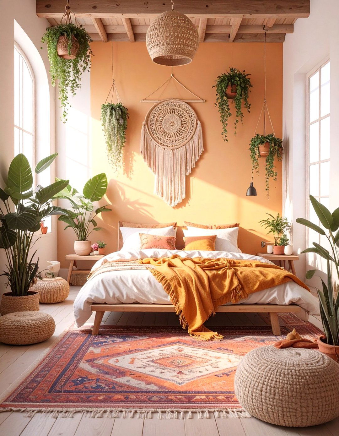 Bohemian Sunset Room - 30 cute room decor ideas