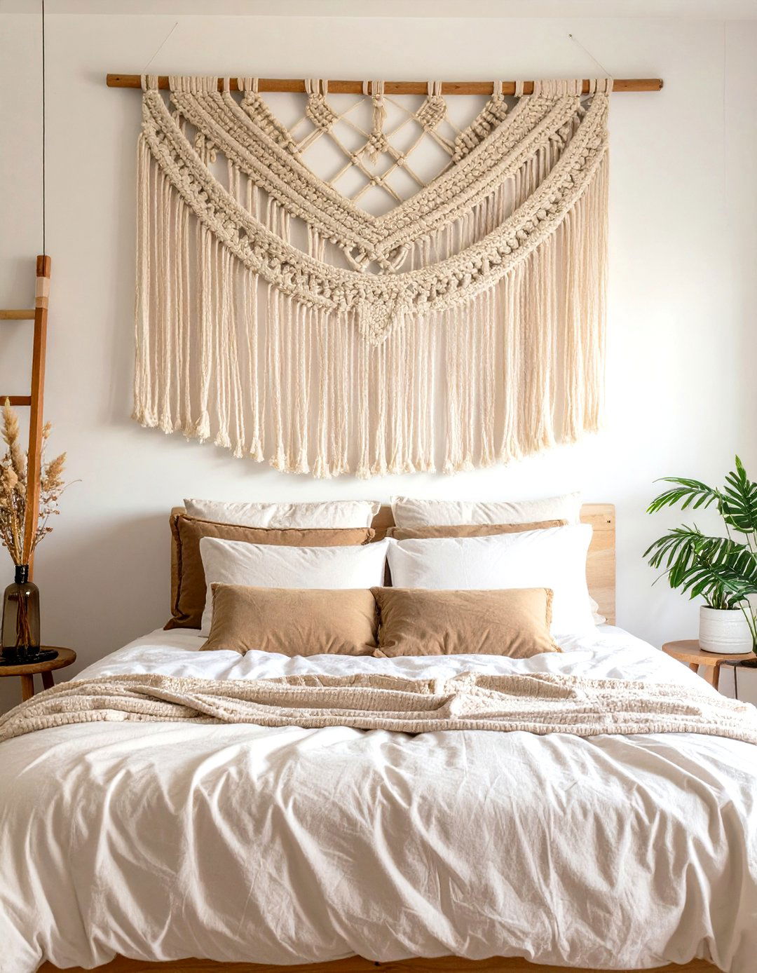 Boho Macrame Wall Hangings - 30 teenage girls bedroom ideas