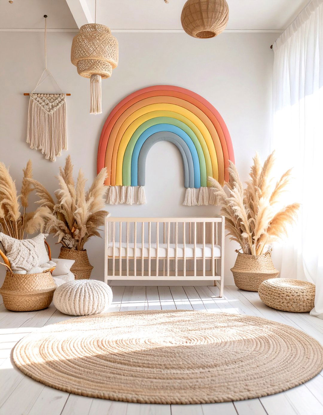 Boho Rainbow Baby Shower - 30 cute baby shower ideas