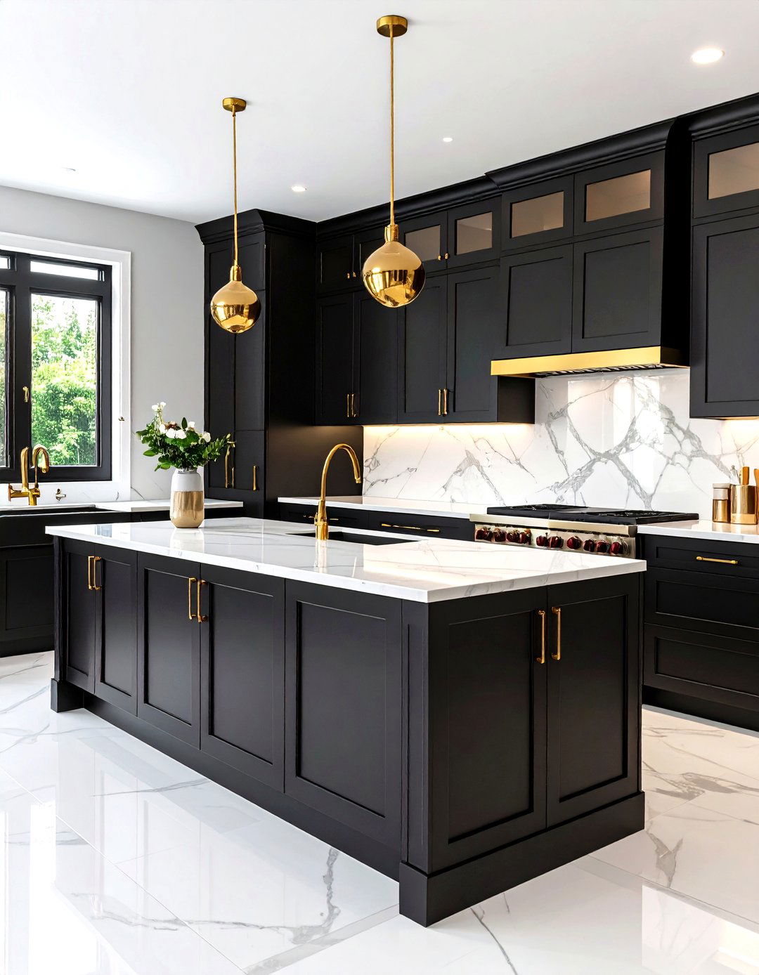 Bold Black Kitchen Cabinets - 30 kitchen cabinet paint ideas