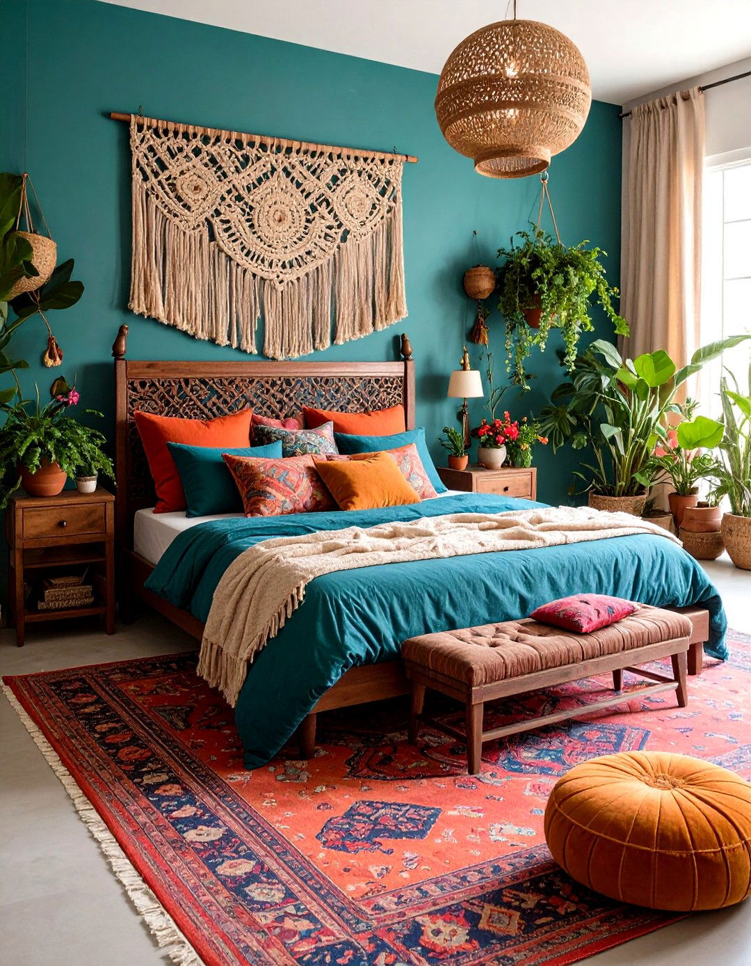 Bold Bohemian Bedroom - 30 little girl bedroom ideas