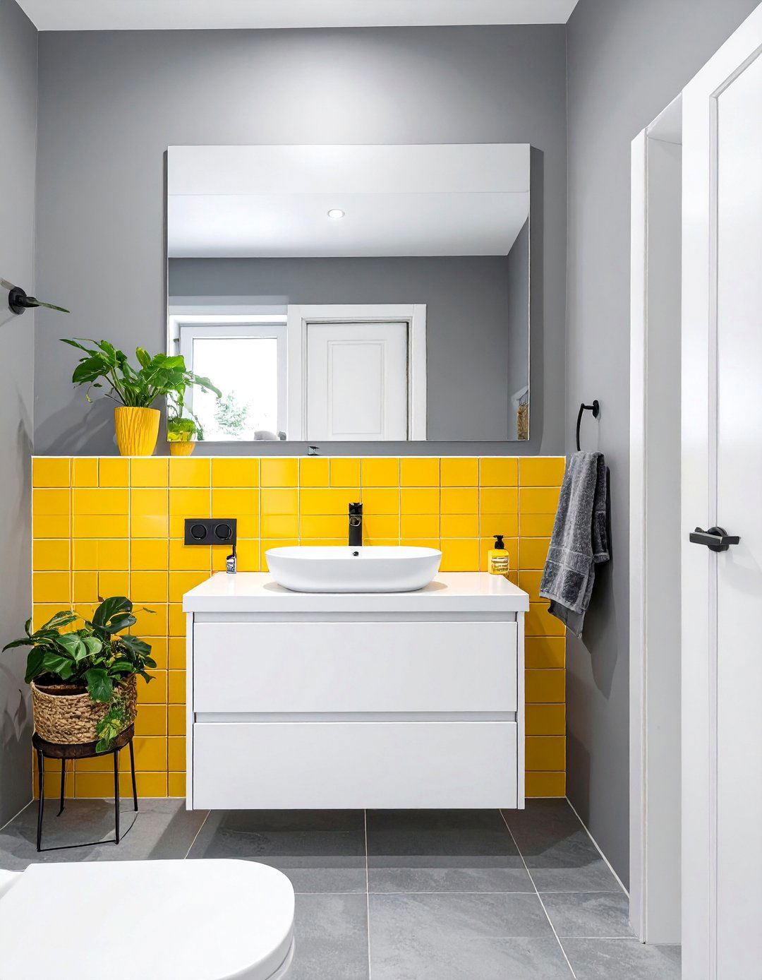 Bold Color Bathroom Backsplash - 30 bathroom backsplash ideas