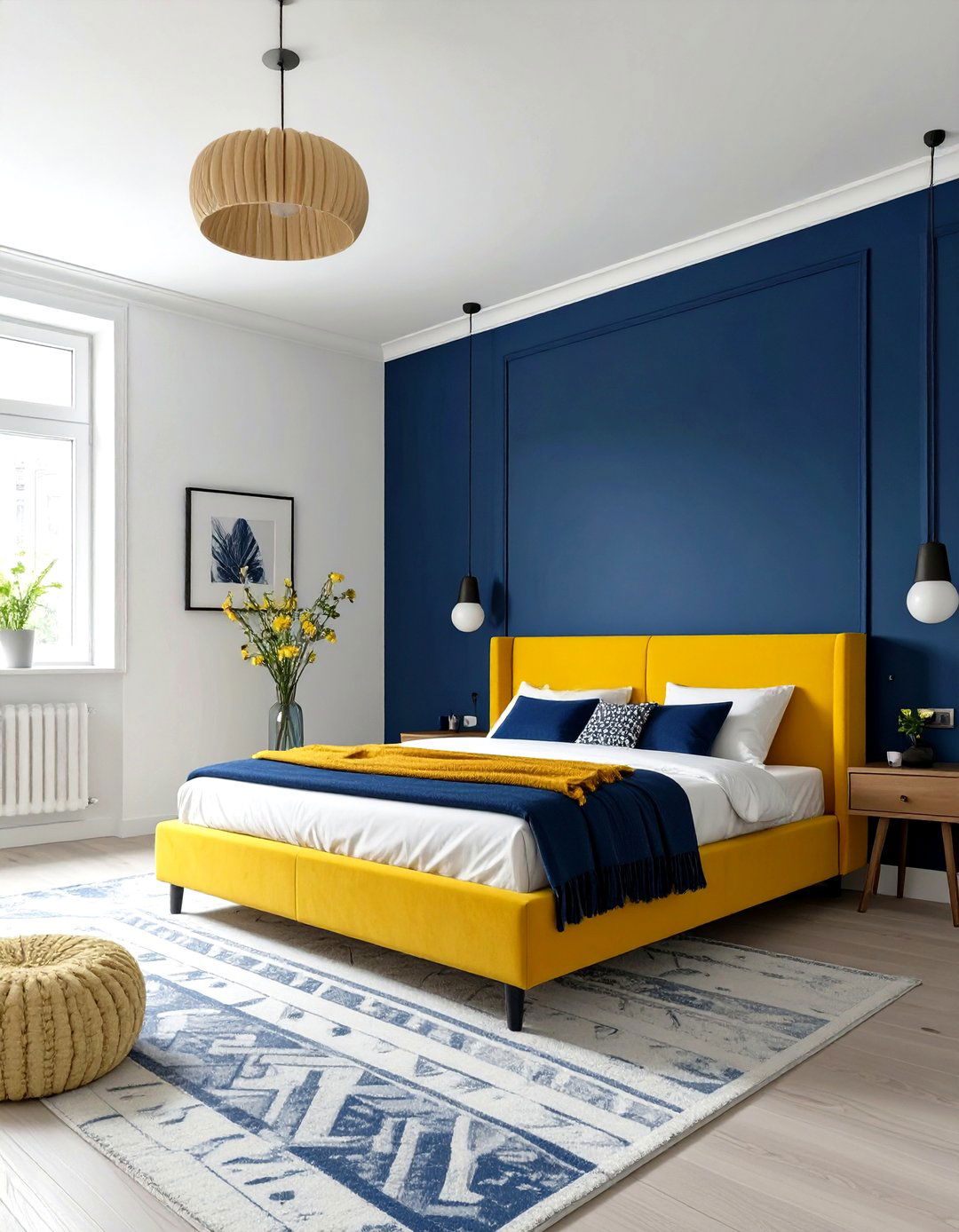 Bold Color Blocking Techniques - 30 modern house interior design ideas