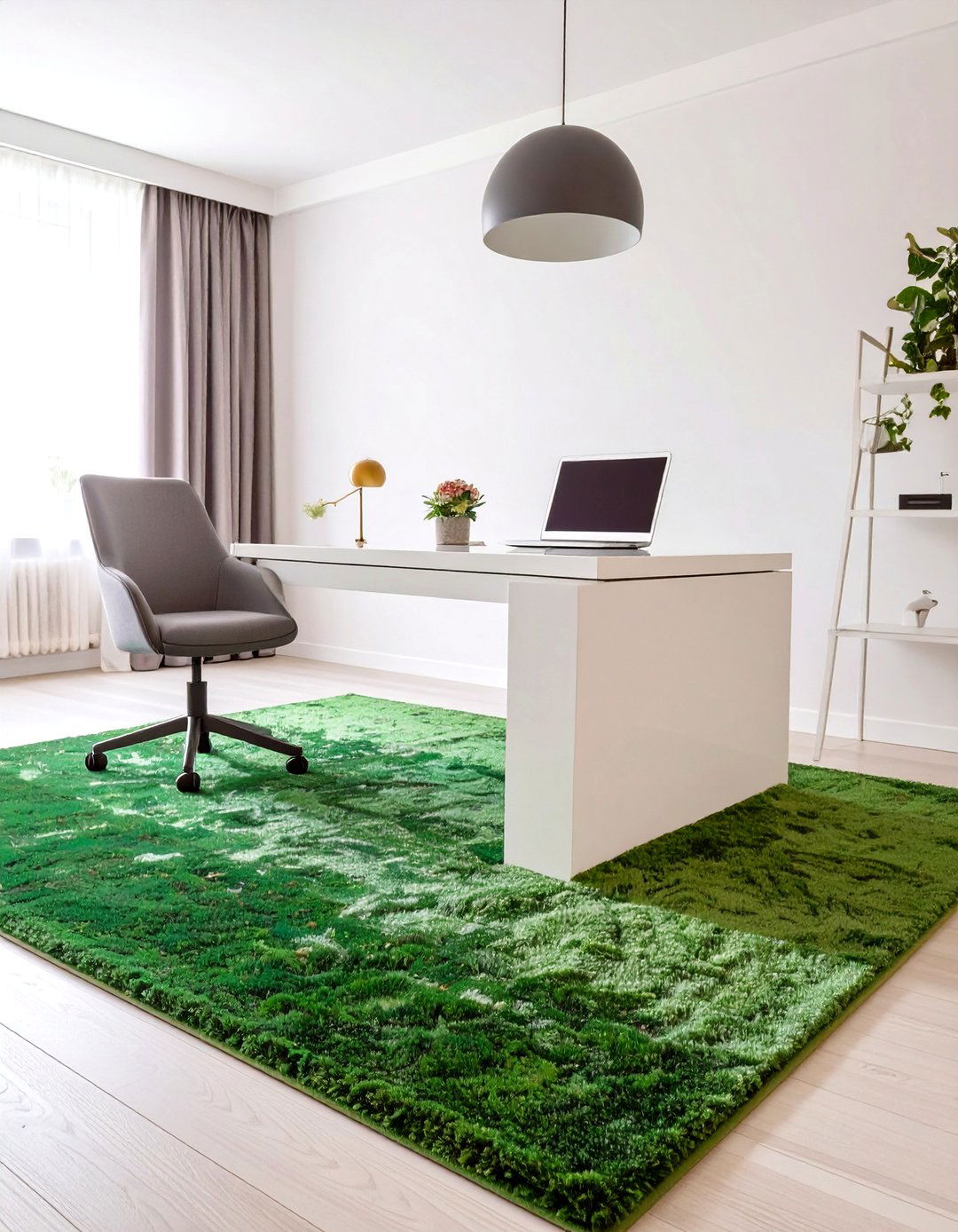 Bold Color Office Rug - 30 office rug ideas