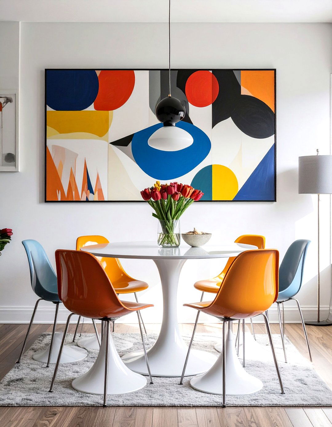 Bold Graphic Art - 30 dining room art ideas