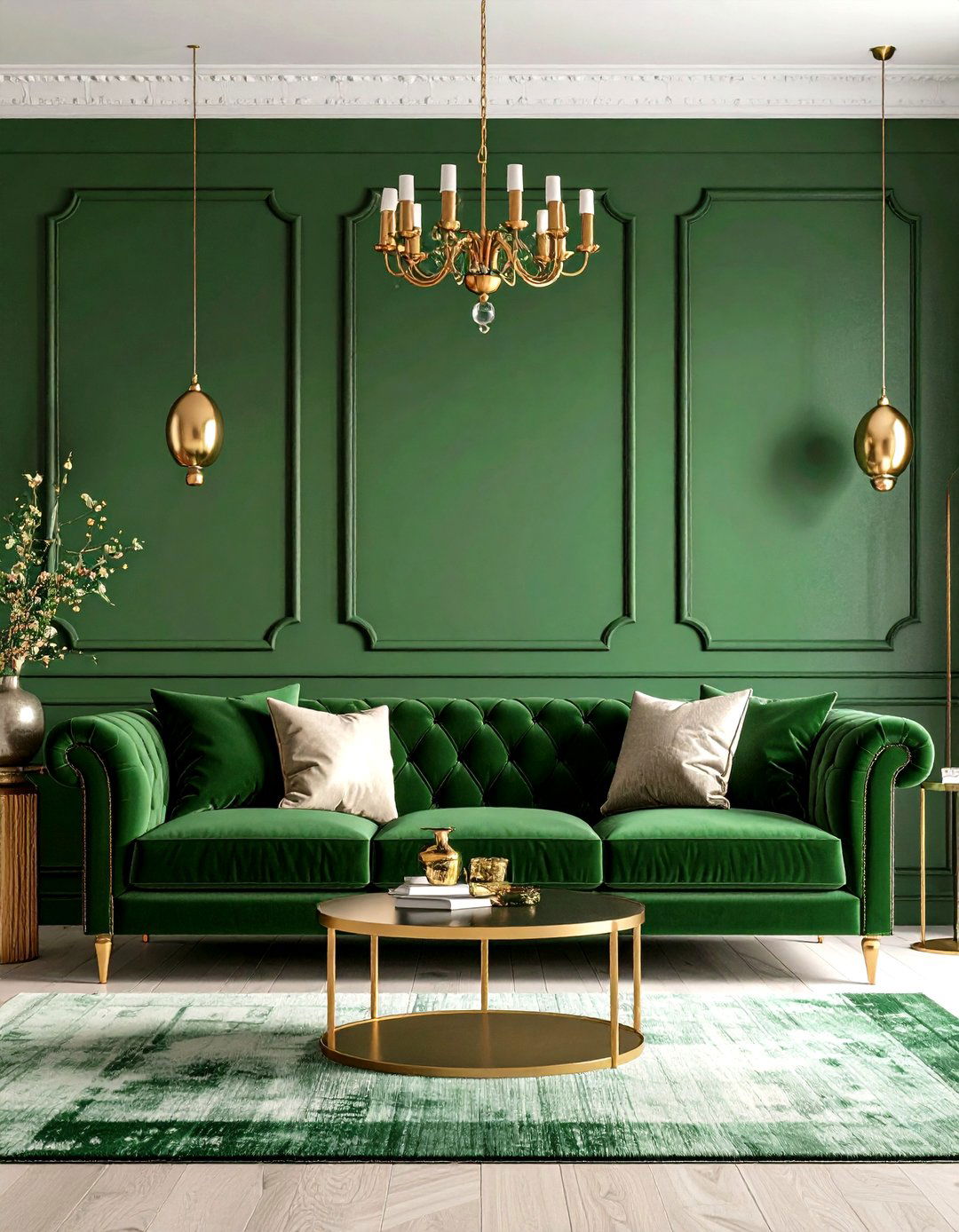 Bold Monochromatic Living Room Schemes - 30 interior design trends 2025 living room