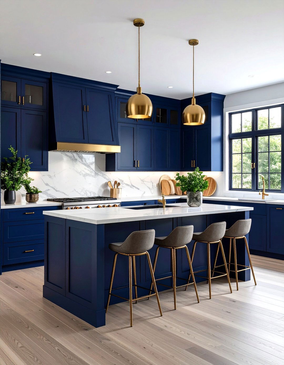 Bold Navy Blue Kitchen Ideas - 30 kitchen colors ideas