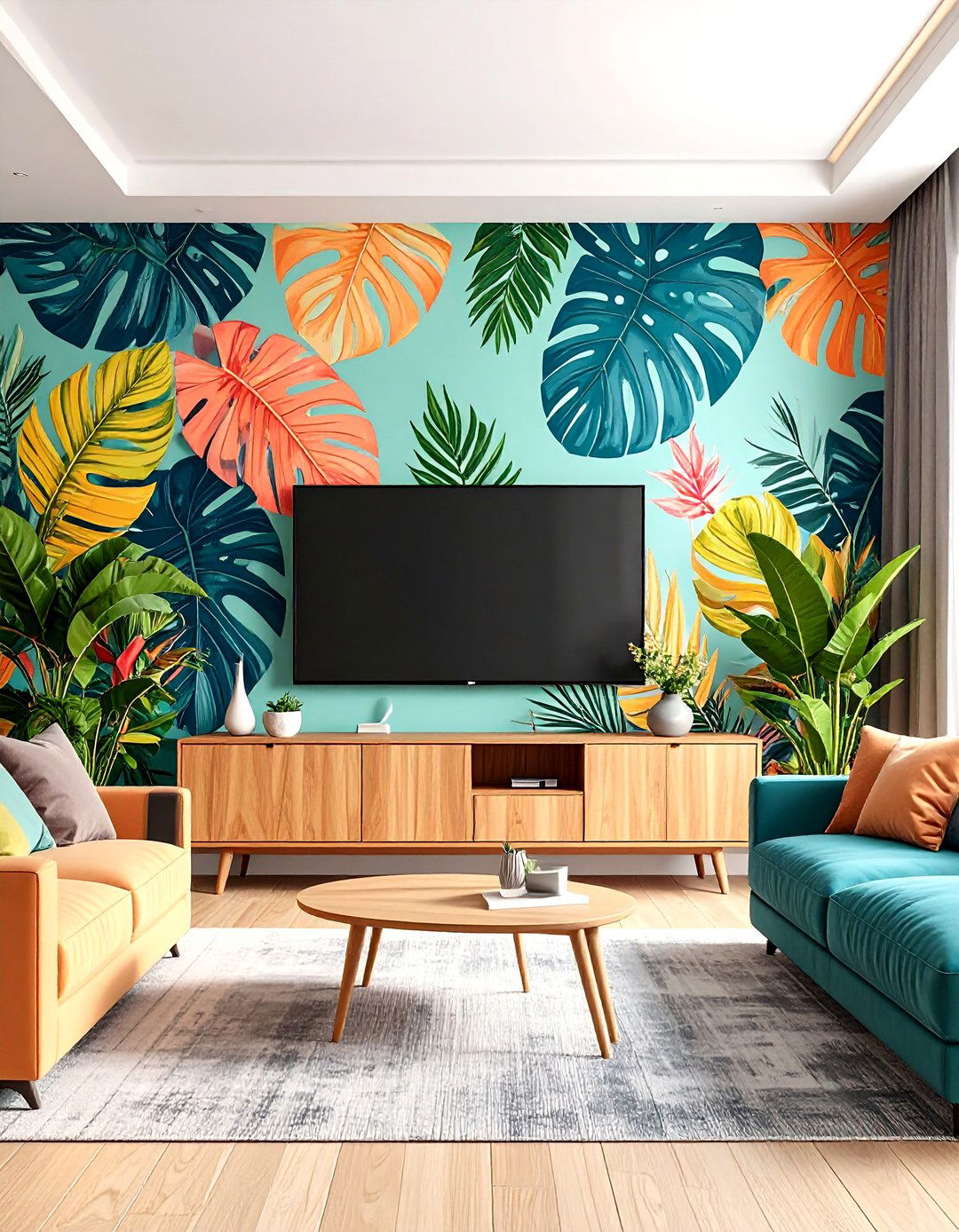 30 Accent Wall Behind TV Ideas for Your Living Room