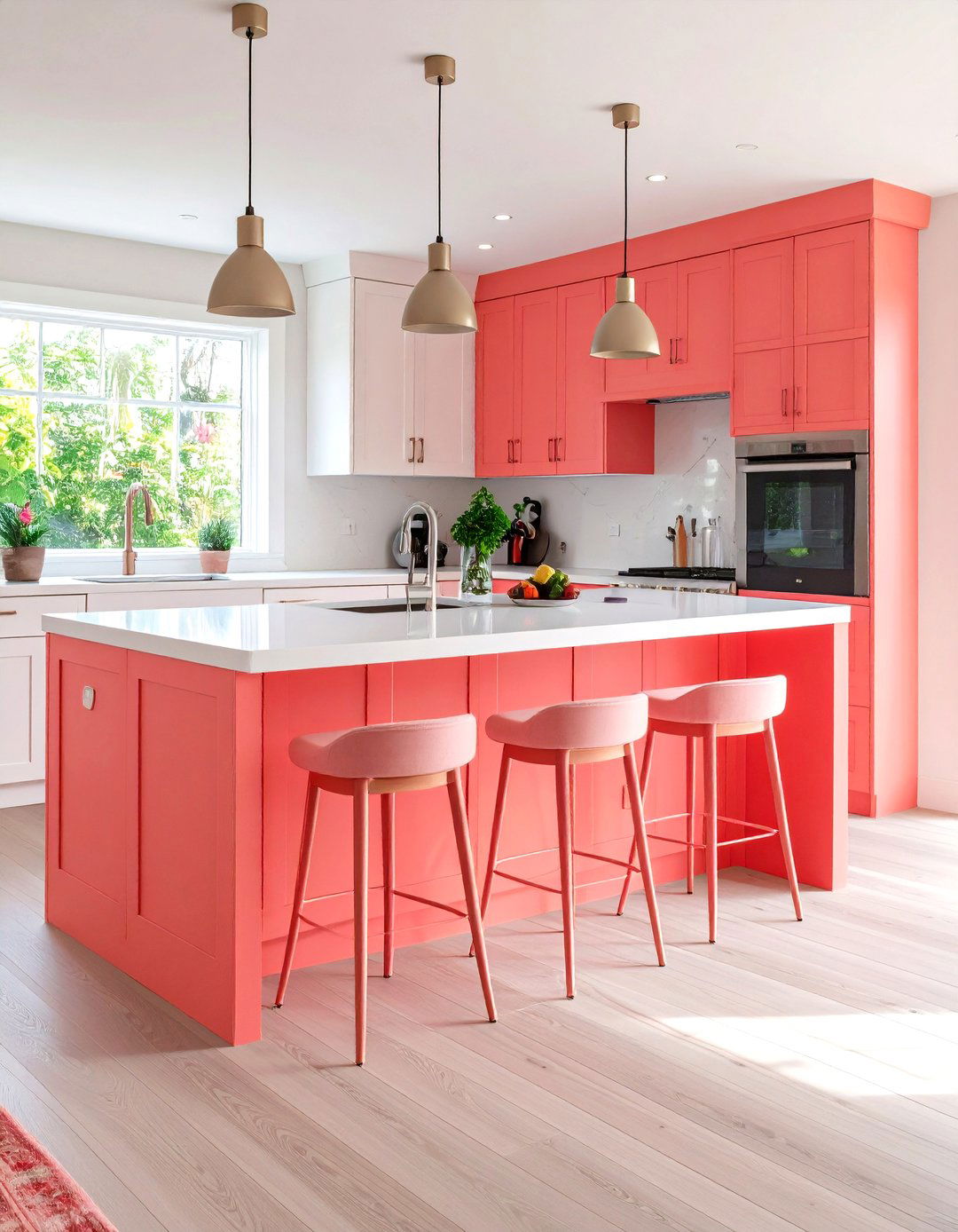 Boldly Colored Kitchen Island Cabinets - 30 design kitchen cabinets ideas