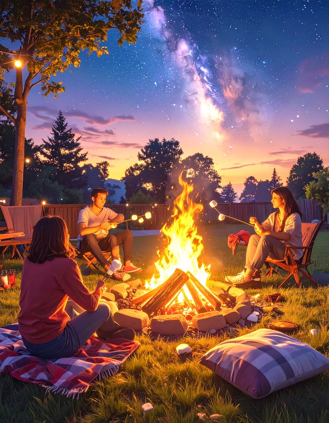 Bonfire and Smores Night - 30 outdoor party ideas