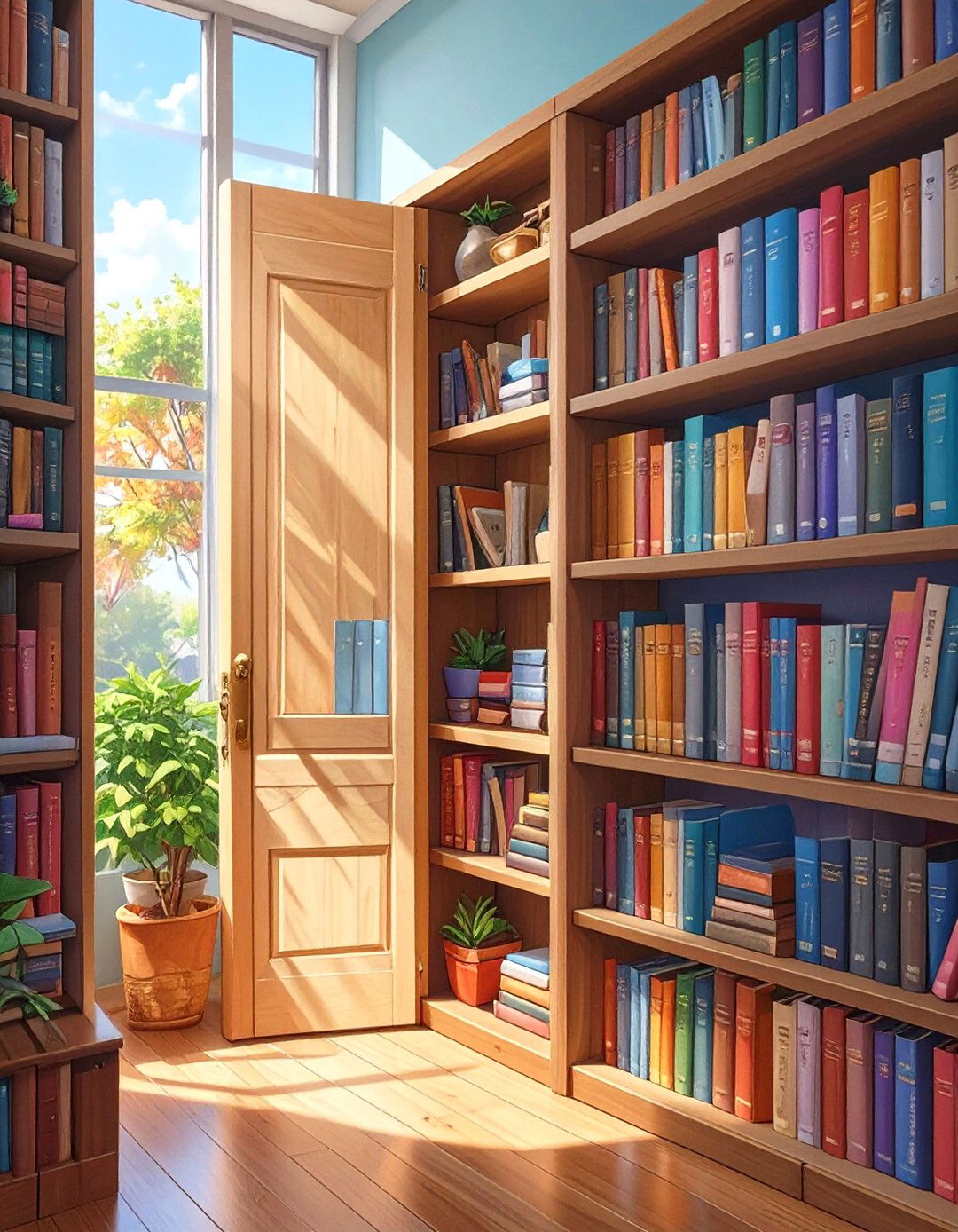 Bookshelf Door for a Hidden Room Feel - 30 alternative to closet door ideas