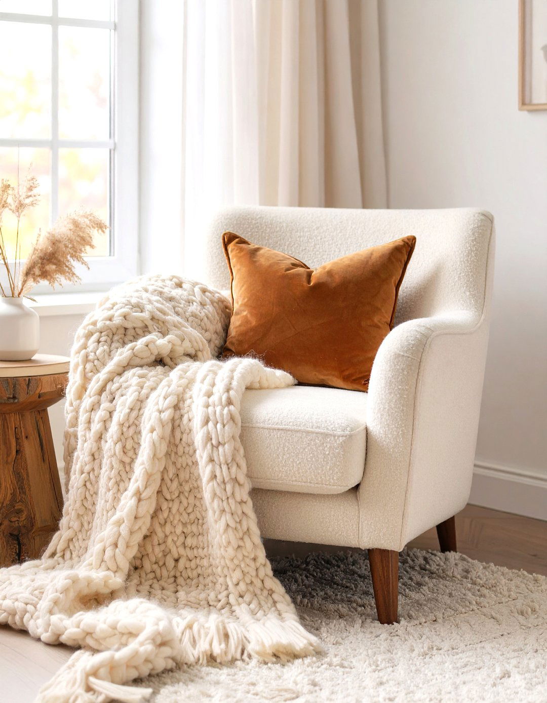 Boucle and High Texture Fabrics - 30 what are the latest trends in interior design