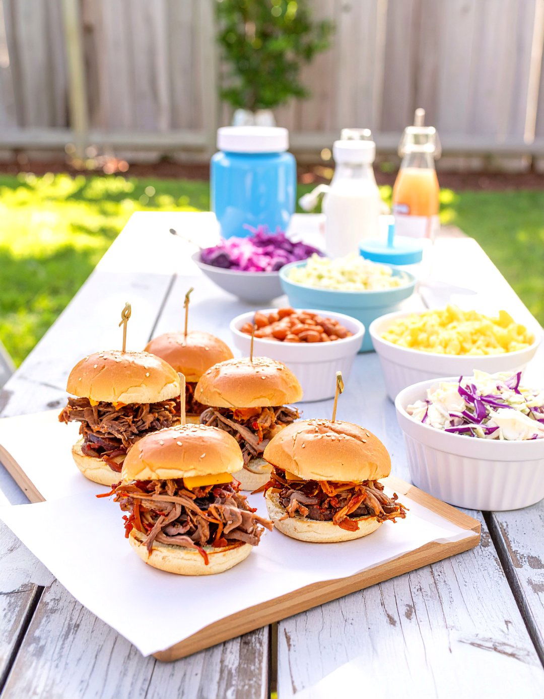 Bouncing Baby BBQ Spread - 30 baby shower menu ideas