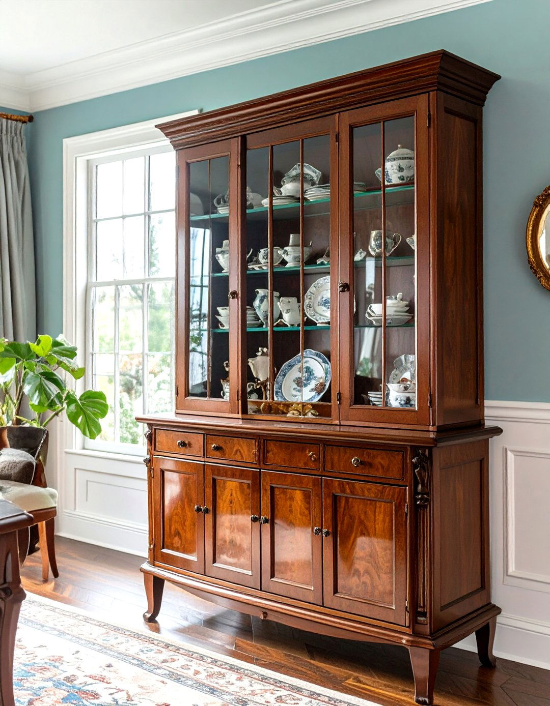 Bowed Front or Breakfront Cabinets - 30 traditional interior design ideas