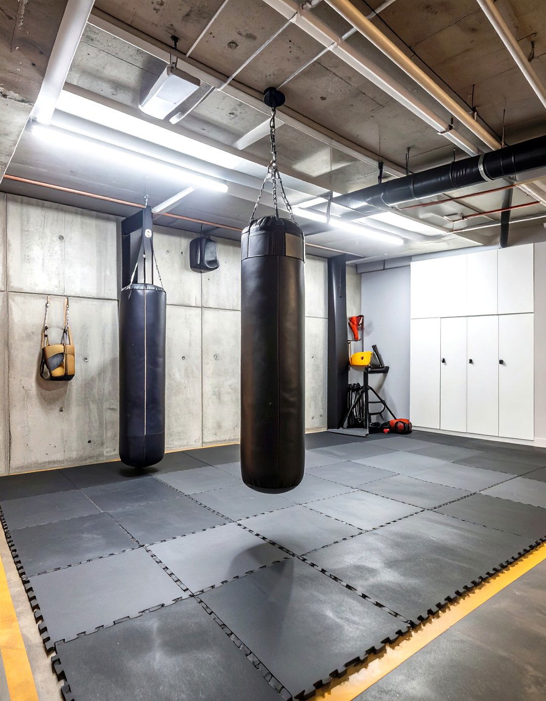 Boxing and MMA Training Center - 30 basement gym ideas